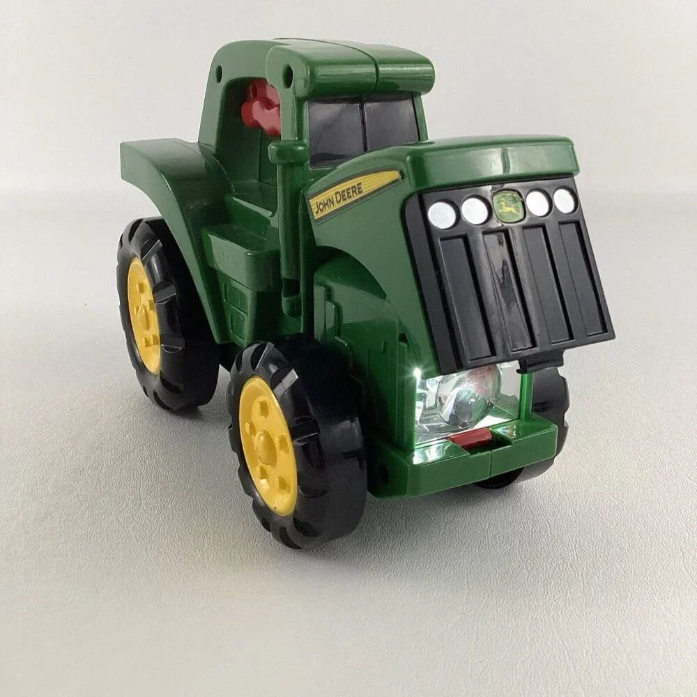 John Deere Farm Tractor Flashlight Green Learning Curve Lights Sounds Campout